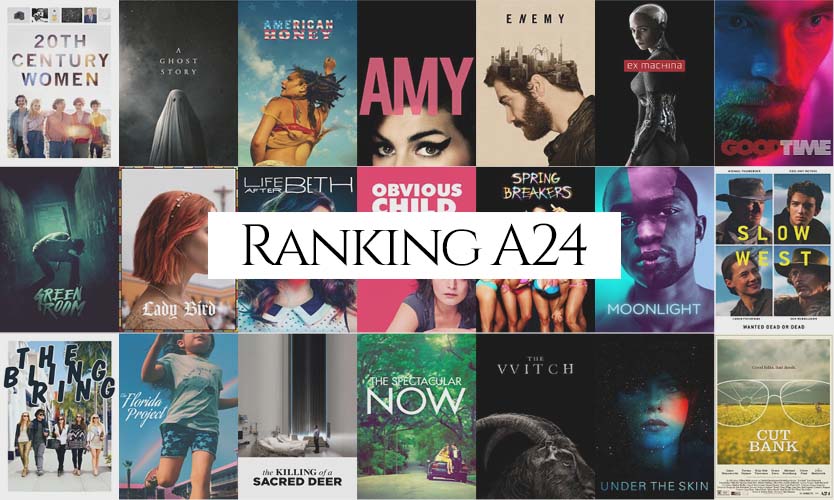 Ranking A24 Studios Entire Catalog