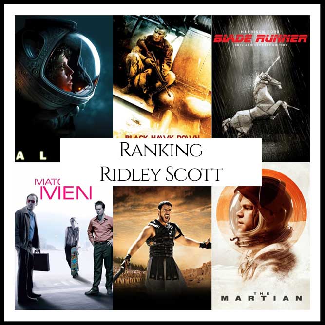 Ridley Scott Filmography Movie Ranking