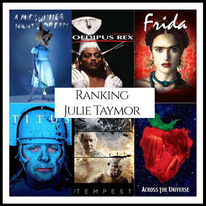 Julie Taymor Filmography Movie Ranking