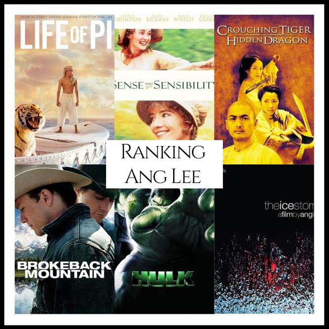 Ang Lee Filmography Ranking Movies