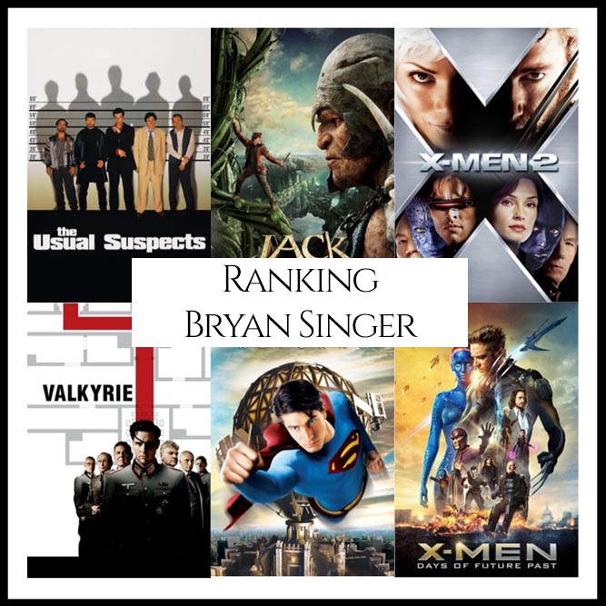 Bryan Singer Filmography Movie Rankings